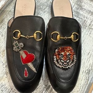 Gucci Princetown mules , size 37 in good condition
